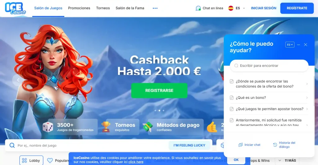 Atención al cliente del Ice Casino